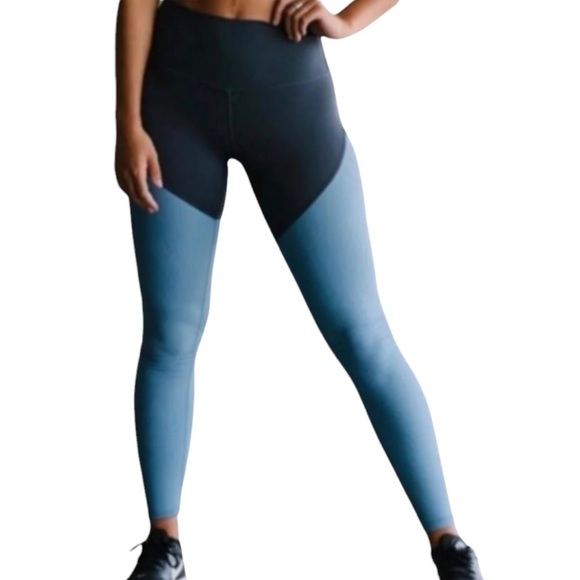 Zyia Parallel Lux Leggings Blue Size 8/10 - Picture 1 of 11
